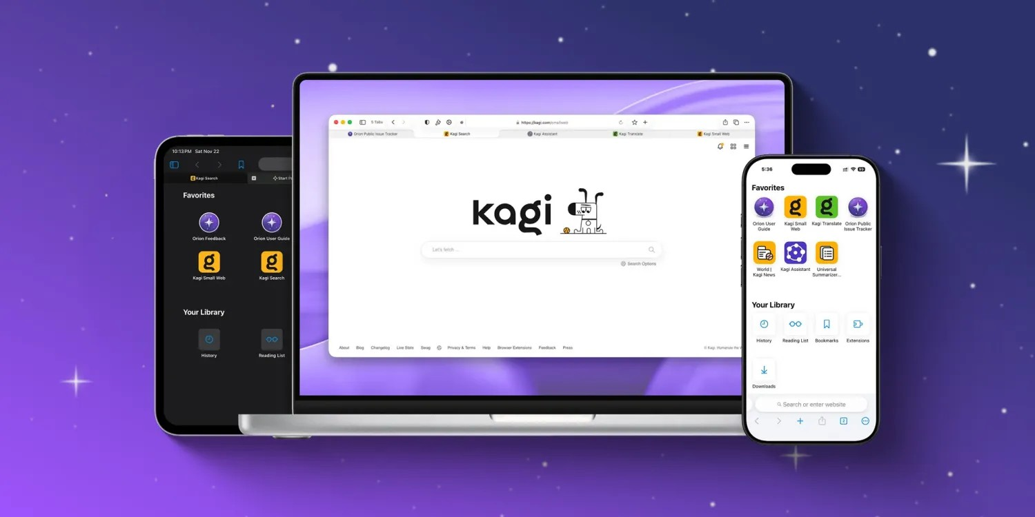 Представлен Orion &mdash; новый браузер для Mac с&nbsp;фокусом на скорость и&nbsp;приватность