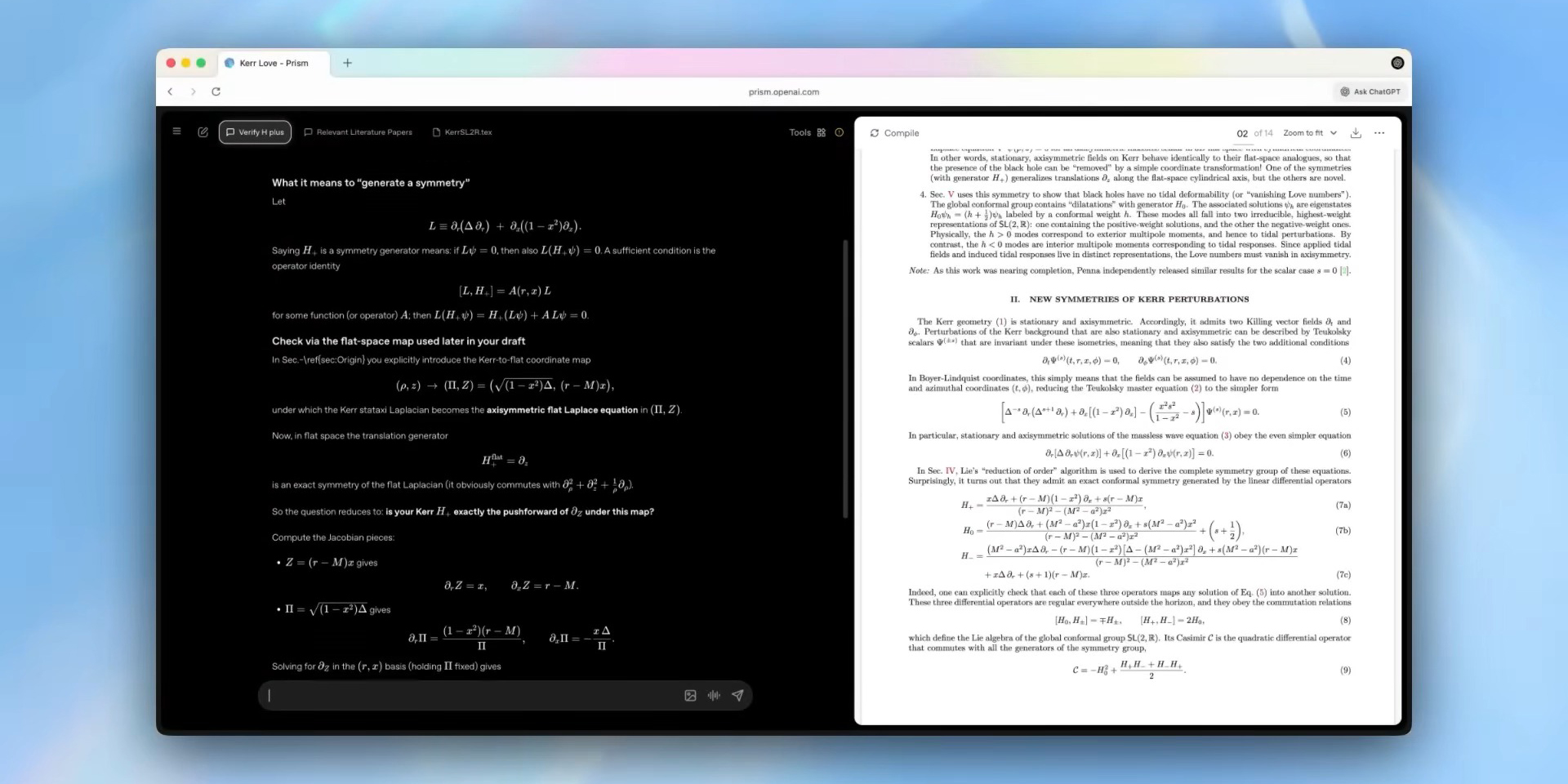 OpenAI запустила Prism &mdash; бесплатное ИИ‑пространство для написания курсовых работ и&nbsp;научных исследований