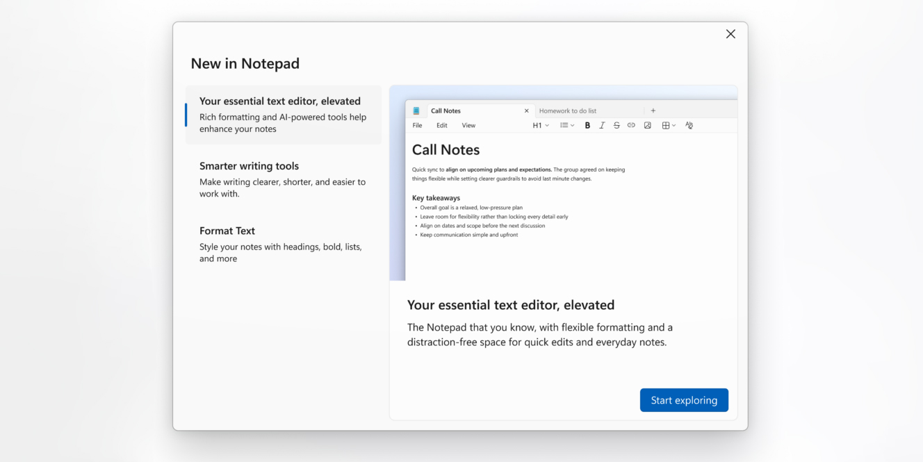 ИИ-генератор раскрасок и&nbsp;улучшенный Markdown: в &laquo;Блокноте&raquo; и&nbsp;Paint на Windows 11 появились новые функции