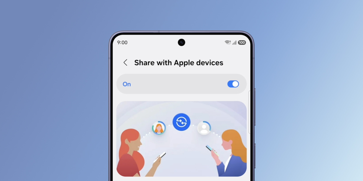 AirDrop появился на смартфонах Samsung &mdash; но пока не на&nbsp;всех