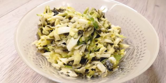 10 простых салатов из морской капусты