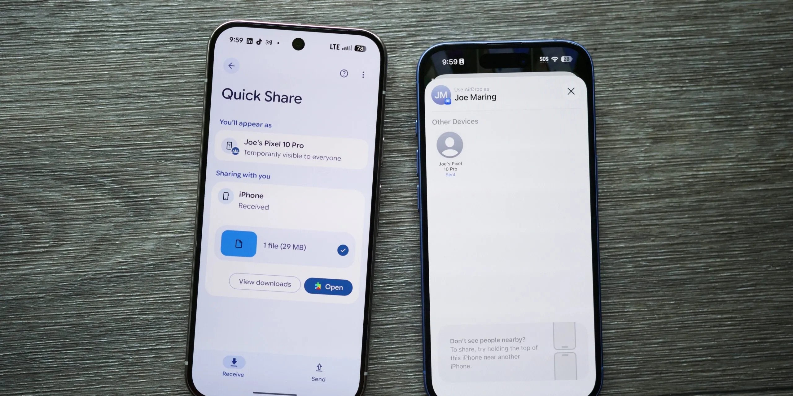 Google расширит поддержку AirDrop на все Android-смартфоны